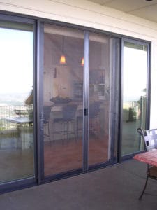 Double Patio Slider Retractable Screen