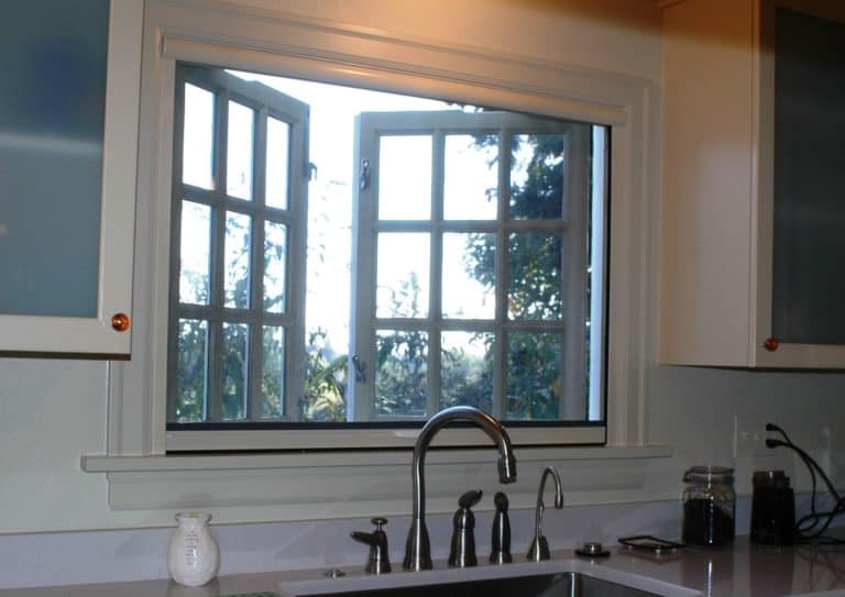 Out-Swing Window Retractable Screen